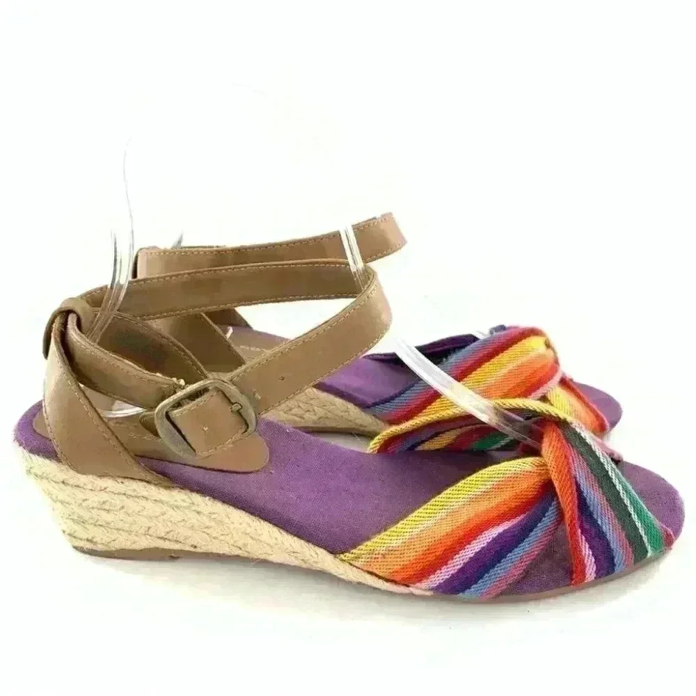 Rock & candy by zigi size 8 Tweety multicolored bright colorful Espadrilles